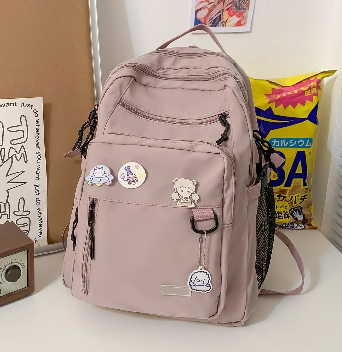 Aesthetic Teens' Designer School Backpack