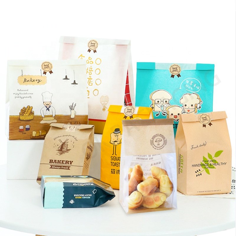 Takeaway Paper Bag for Bakery & Food Service