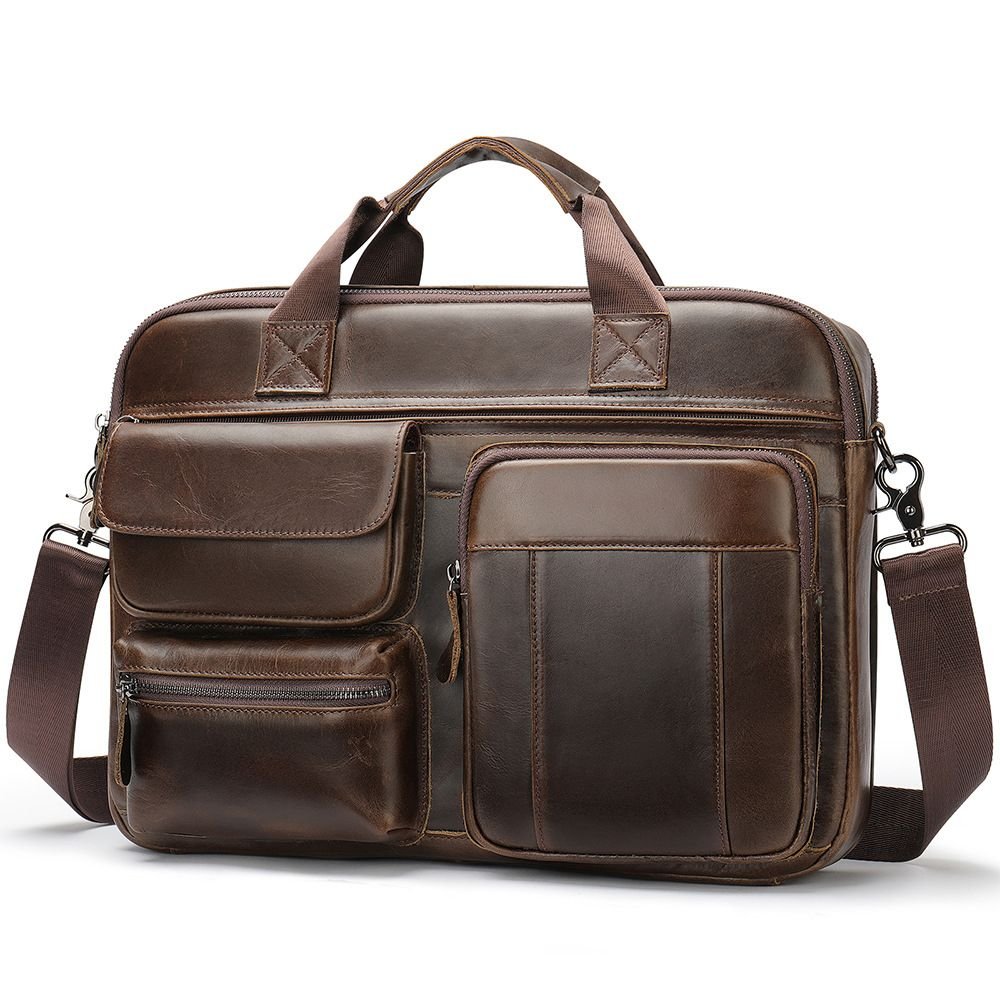 Executive Leather Messenger & Office Shoulder Bag
