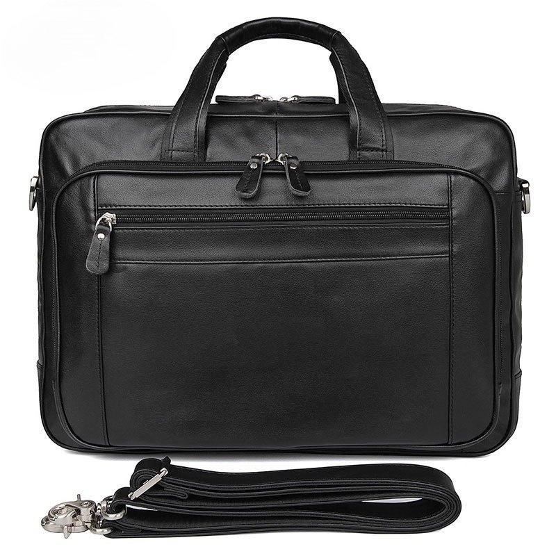 Custom Genuine Leather Men's Business Briefcase