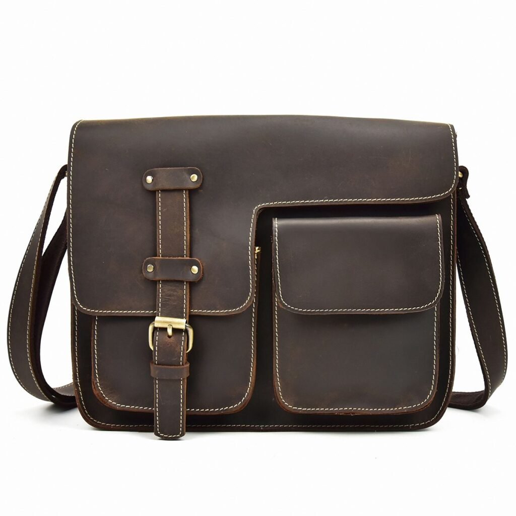 Vintage Full-Grain Leather Executive Bag
