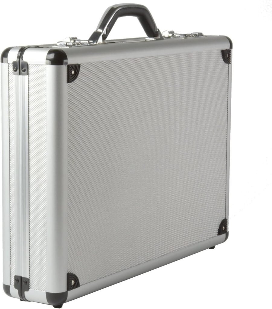 Padded Aluminium Laptop Attaché for Men